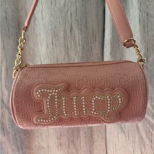 Juicy Couture Blush Pink Embossed Shoulder Bag